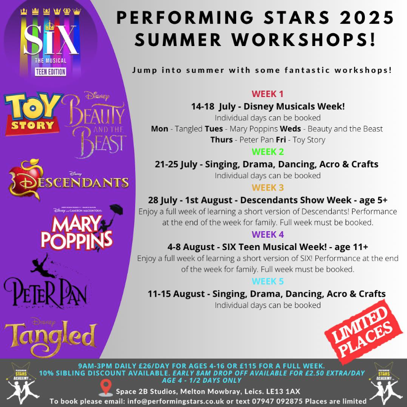 performing stars academy, Homepage